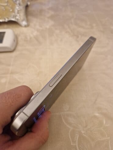 iphone 15 pro ikinci el: IPhone 15 Pro, 128 GB, Gümüşü, Face ID, Simsiz şarj, Sənədlərlə — 3