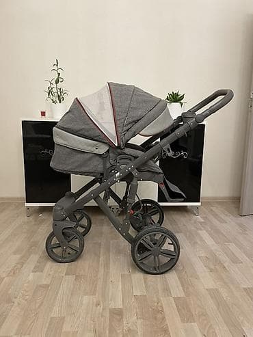 Uşaq arabası – transformasiya olunan 2‑də‑1 komplekt - Rəng: tünd — 3