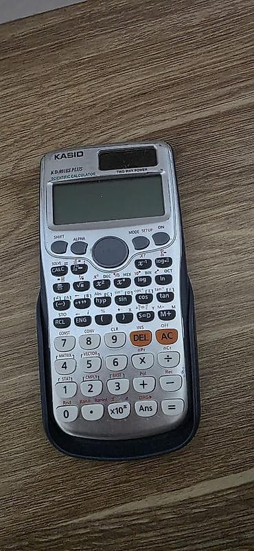 elmi kalkulyator: Elan: Elmi kalkulyator KASID KD-991ES PLUS - İki güc mənbəyi: günəş — 1