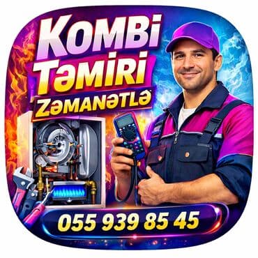 Su qızdırıcısı təmiri: Kombi təmiri – zəmanətlə xidmət - Bütün markalar üzrə diaqnostika və — 2