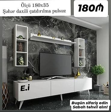 TV altlığı: TV stend Yep yeni 180 azn rəng seçimi var çatdırılma var endirimli — 1