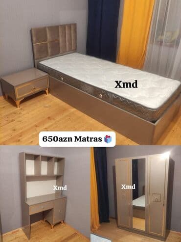 химчистка мебели и ковров: Təknəfərlik çarpayı, Yeni — 1