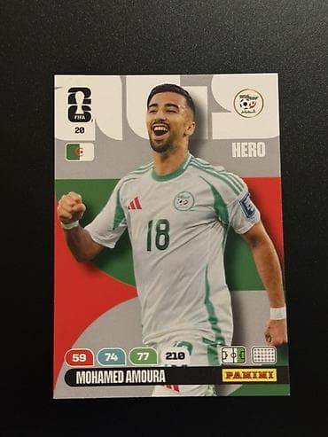 gitara barter: Mohamed Amoura 🇩🇿 Panini Adrenalyn XL FIFA World Cup 2026 kolleksiya — 1
