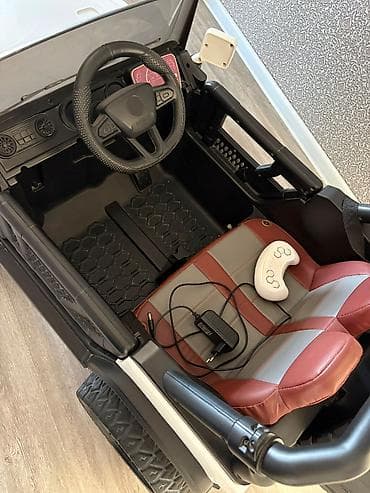 wrangler jeep: Uşaq üçün elektrikli off-road jeep tipli maşın - Korpus: ağ-qara — 4