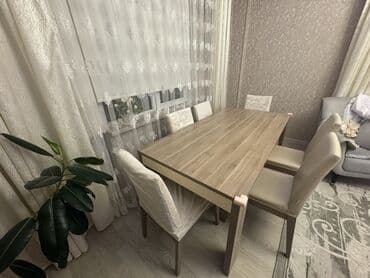 embawood stullar: Для гостиной, Б/у, Нераскладной, 6 стульев — 2