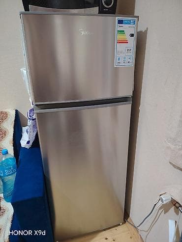 soyuducu satilir: Yeni 2 qapılı Midea Soyuducu Satılır, rəng - Gümüşü — 3
