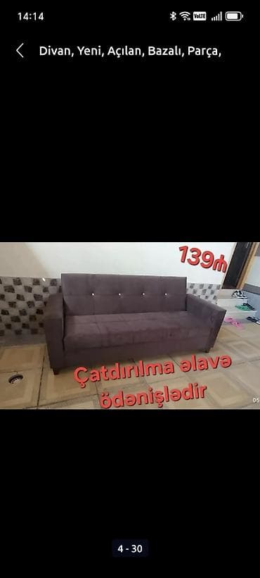 divanlar 2022: Divan, Yeni, Açılan, Bazalı, Parça, Ödənişli çatdırılma — 5