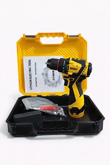 DEWALT akkumulyatorlu matkap/şurupqaytan dəsti Xüsusiyyətlər: -