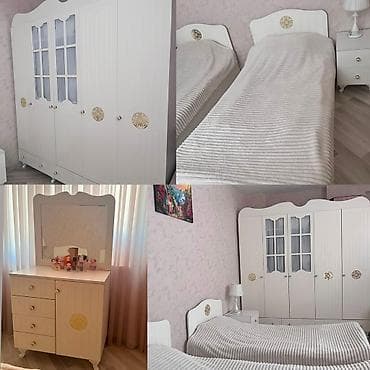 Gənc yataq dəsti satılır iki çarpayısı ilə birlikdə 850₼. Membran