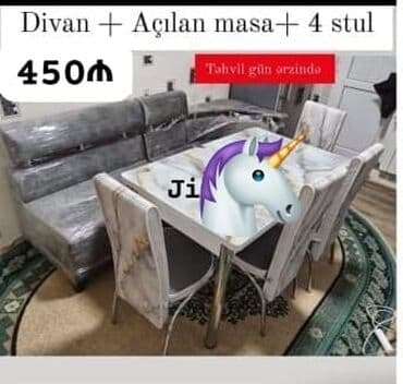 стол и табуретки для кухни: Masa dəsti — 1