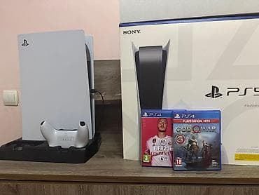 ucuz playstation 5: Playstation 5 fat 825 gb yaddas Ideal veziyyetde hec bir problemi — 1