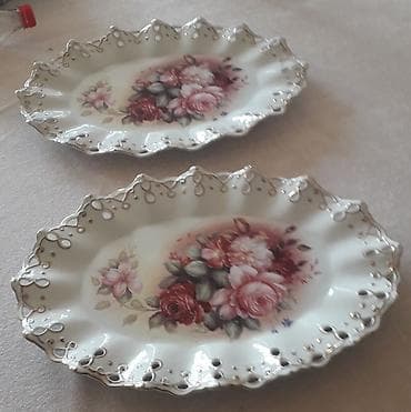 sufre bezedilmesi: Boşqablar, 2 ədədli dəst, rəng - Ağ, Farfor — 1