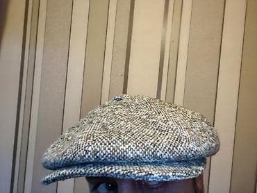 baş: Klassik “newsboy” tərzində papaq - Material: qalın, toxunma parça — 3