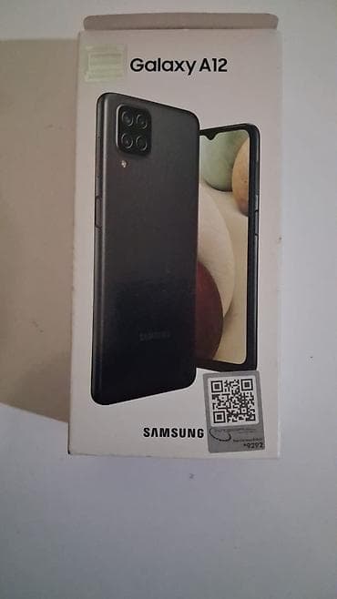 Аудиотехника: Samsung Galaxy A12, 64 ГБ, цвет - Черный, Две SIM карты — 3