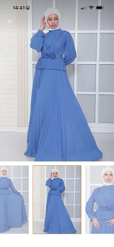 today parfum original: Məhsul: Iodmela – “Omuz və Kəmər Detaylı Pliseli” uzun don - Rəng — 1