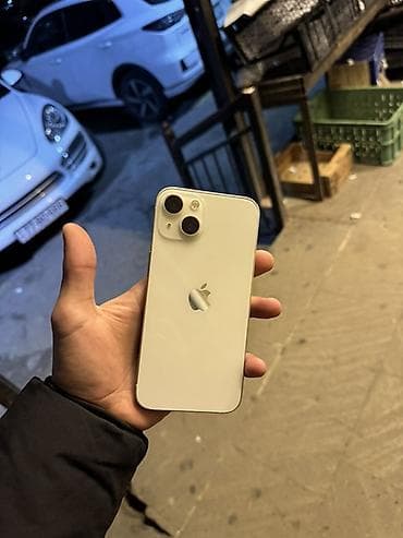 IPhone 13, 128 GB, Ağ, Zəmanət, Face ID, Sənədlərlə