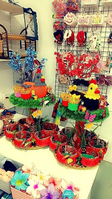 ucuz parça: Novruz üçün əl işləri – bəzəkli xonçalar və dekor kompozisiyaları - — 4