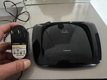Video oyunlar və konsollar: Linksys (Cisco) simsiz router + orijinal adapter Xüsusiyyətlər: - — 1