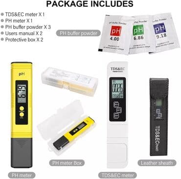 saygaclar: Suyun ph səviyyəsini ölçən cihaz Rəqəmsal PH sayğacı 0.00-14.0 PH — 1