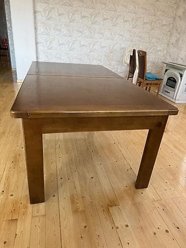 mdf qapi: Qonaq masası, İşlənmiş, Açılan, MDF, Kvadrat masa — 2