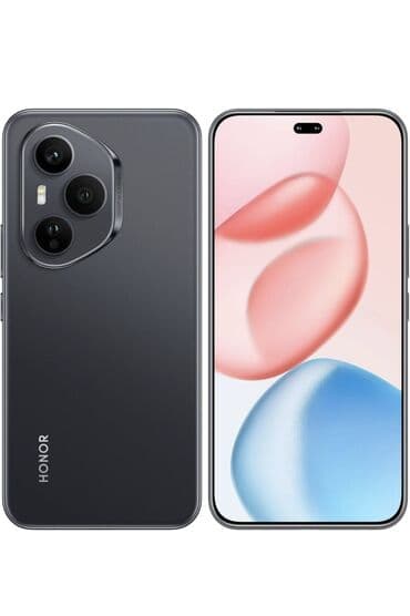 mikro telefon: Honor 400 Pro, 512 GB, rəng - Qara, Barmaq izi — 1