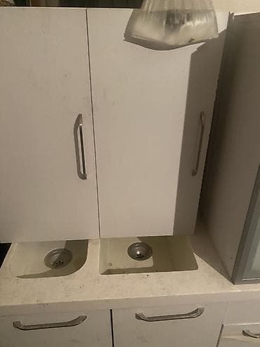 Mətbəx mebel dəsti – ikili lavabo, alt və üst dolablarla - Komplekt — 1