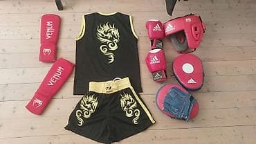 Kickboks/Muay Thai üçün tam ekipaj dəsti. Az işlənib. təzə kimidir