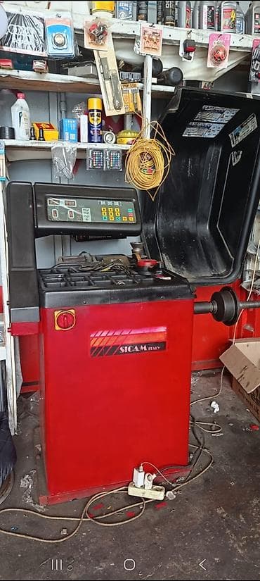 Avtoşin servisi üçün avadanlıqlar paketi - Sicam Italy təkər — 1