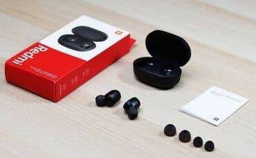 беспроводные наушники xiaomi купить в баку: Новый Беспроводные (Bluetooth) Наушники, Xiaomi, цвет - Черный — 3