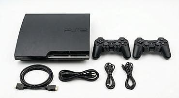 video ceken: Sony PlayStation 3 (PS3) slim ps3 içində 2 ədəd original pult, və — 1