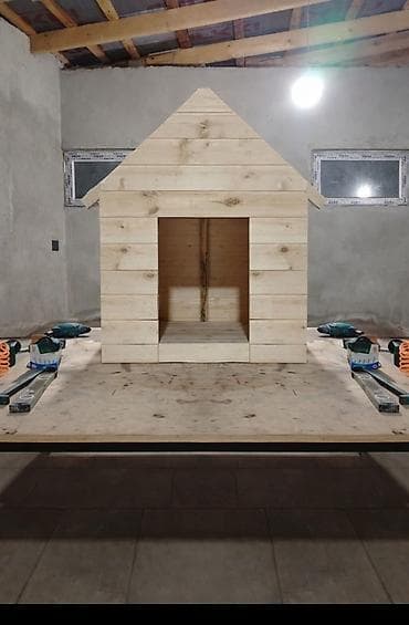 🐶🐾🌳 İtiniz üçün təbii ağacdan möhkəm və uzunömürlü yuva! 🏡 🐶💛 Rahat