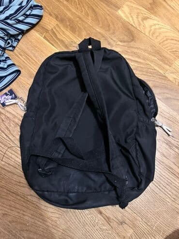 женские маленькие рюкзаки: Qara rəngli uniseks bel çantası - Sadə, minimal dizayn – gündəlik — 2