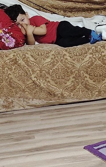 yataq uşaq: Rəng - Qızılı Pled — 1