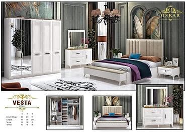 İkinəfərlik çarpayı, Dolab, Tumba, Termo, Yeni