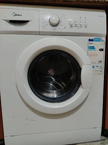 Paltaryuyan maşın Midea, 5 kq, İşlənmiş, Avtomat, Qurutma var