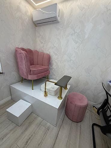 puflar: Pedikür dəsti – komfortlu salon quruluşu Tərkibi: - Yumşaq samt üzlü — 1