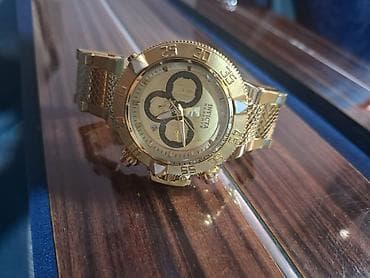 seiko saat: Qızılı rəngdə kişilər üçün xronoqraf qol saatı - Brend: Invicta — 1