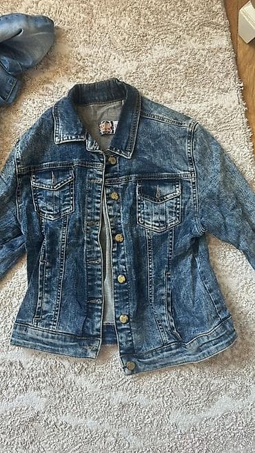 Мужская куртка, Джинсовая, Осенняя, Mavi, M