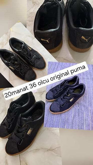 Məhsul: Puma qadın/kids idman ayaqqabısı Ölçü: 36 Qiymət: 20 manat — 1