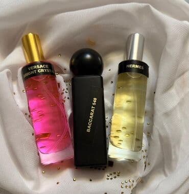 Vitaminlər və BAƏ: Məhsul: müxtəlif ətir nümunələri (sprey flakonlarda) Tərkib və adlar — 7