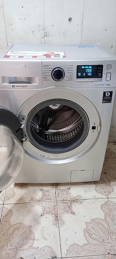 iphone 7 qara: Paltaryuyan maşın Samsung, 7 kq, İşlənmiş, Avtomat, Qurutma var, Ödənişli çatdırılma — 2