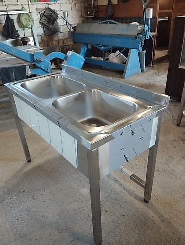 Paslanmayan poladdan (inox) istehsal olunmuş peşəkar mətbəx lavaboları — 9