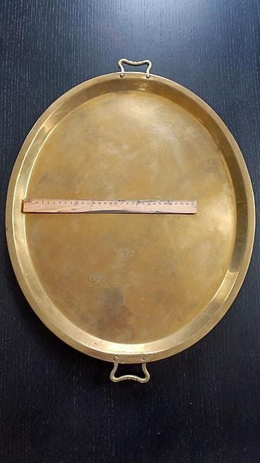 Bürünc/mişar misindən hazırlanmış iri oval sinı. 19-cu əsr,çar