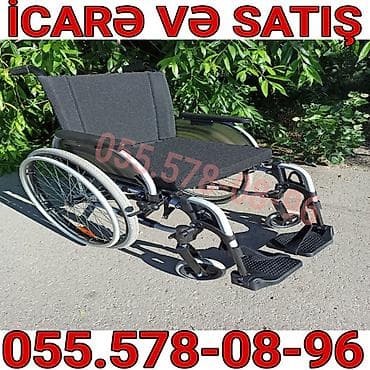 Manual əlil arabası – icarə və satış - Yüngül, möhkəm çərçivə - Böyük