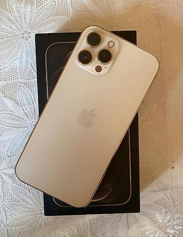 IPhone 12 Pro Max, 128 GB, Blue Titanium, Barmaq izi, Face ID, Sənədlərlə