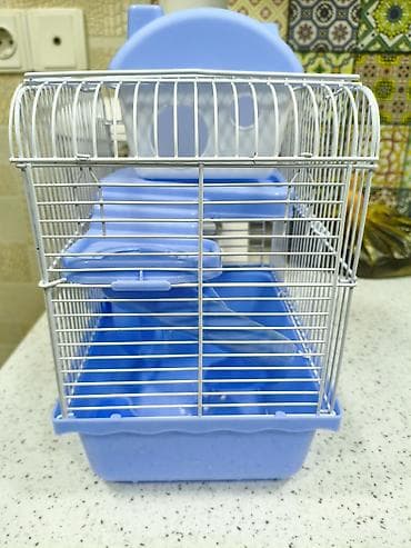 kana kors: Siçan/ximçatkan üçün qəfəs və aksesuar dəsti yeni kimidi,25 alinib — 3