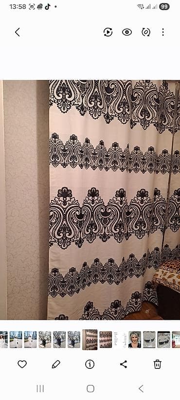 Yeni, Pambıq Pərdə, rəng - Ağ, Ünvandan götürmə