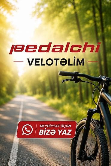🚴 Velotəlim | Böyüklər və uşaqlar üçün velosiped sürmə dərsləri | — 1