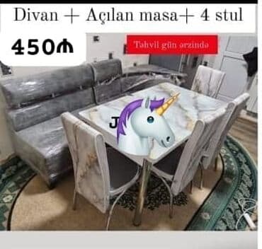 Yeni, Masa və oturacaqlar