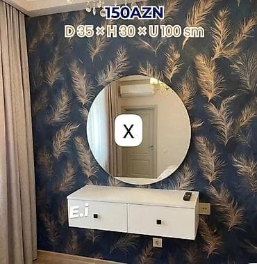 guzgu samdan: Güzgü Divar üçün, Dairə, Makiyaj üçün — 1